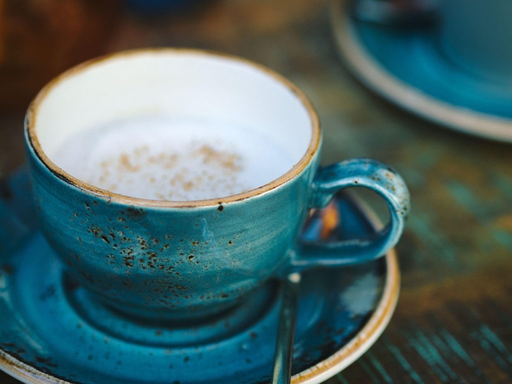 Ceramic coffee cup